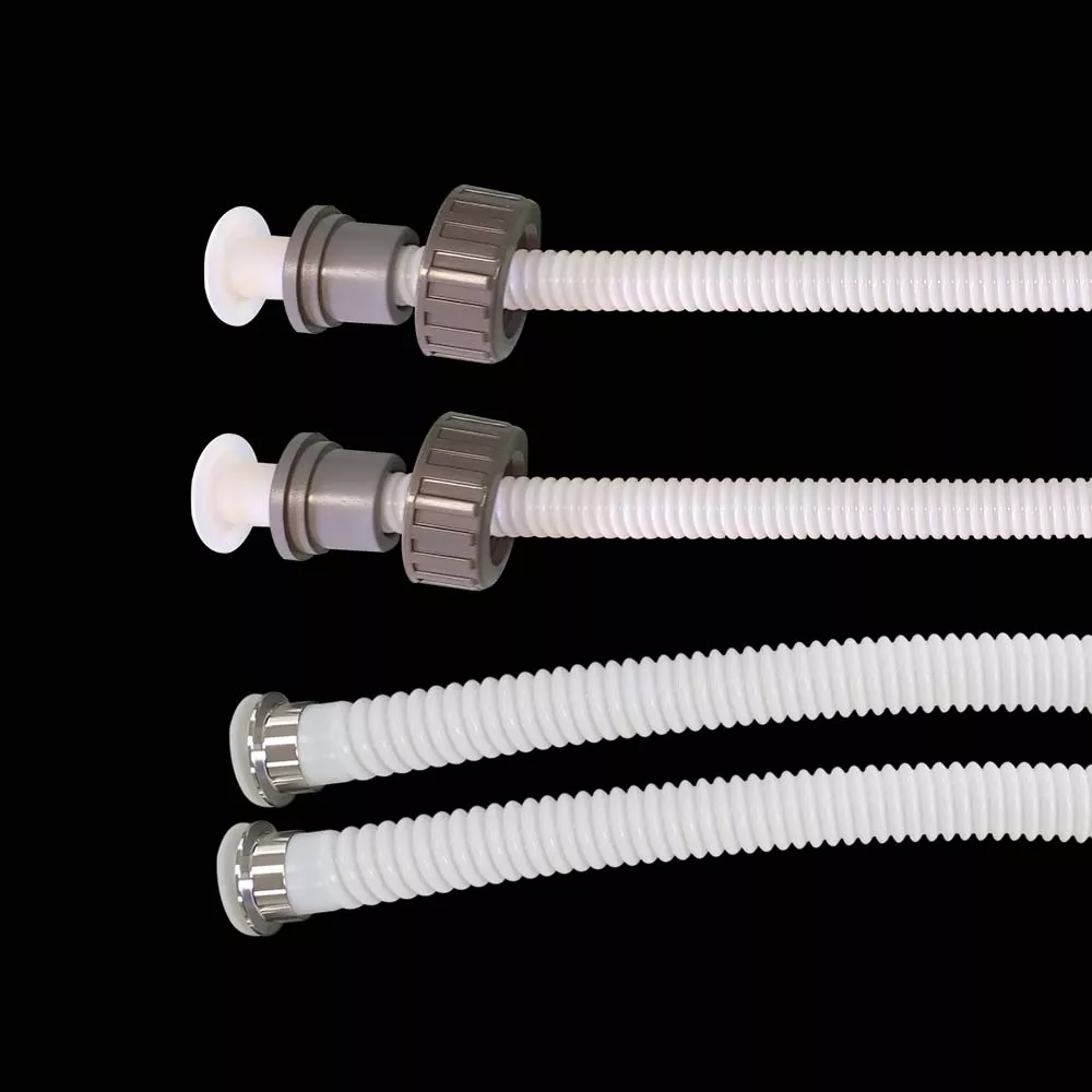 Assembly PTFE corrugated tubing for PCB etching machine